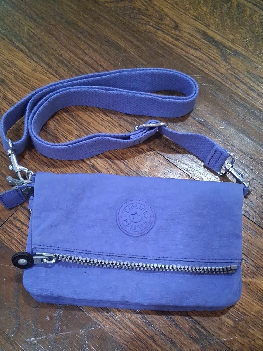 Kipling Lavender Crossbody Bag with Detachable Strap